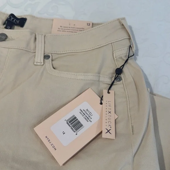 NYDJ Wide Leg Jeans. Ladies Size 12 - Picture 9 of 16